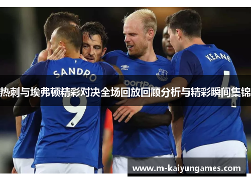热刺与埃弗顿精彩对决全场回放回顾分析与精彩瞬间集锦